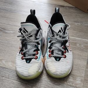 Kids Athletic Shoes - White and Black